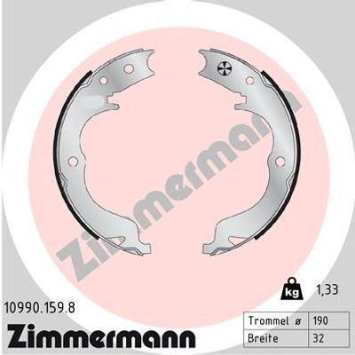 Remschoenset, parkeerrem 109901598