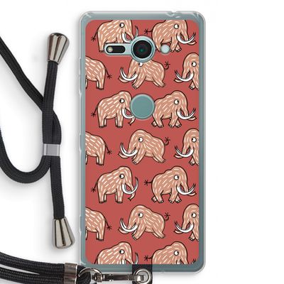 Mammoet: Sony Xperia XZ2 Compact Transparant Hoesje met koord