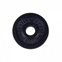 Halterschijf 1,25 kg Gietijzer Zwart - 31 mm