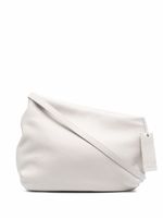 Marsèll sac porté épaule en cuir à design asymétrique - Blanc