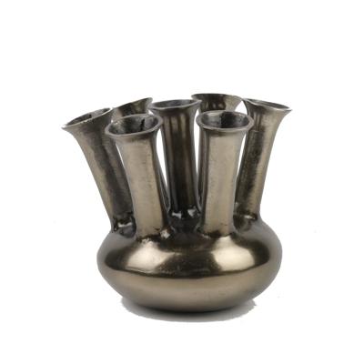 Aluminium Tuitvaas Antique Nickel 25cm