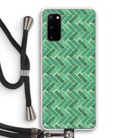 Moroccan tiles 2: Samsung Galaxy S20 Transparant Hoesje met koord