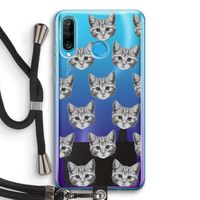 Kitten: Huawei P30 Lite Transparant Hoesje met koord