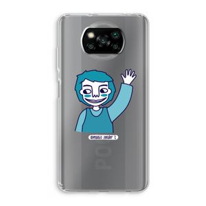 Zwaai: Xiaomi Poco X3 NFC Transparant Hoesje
