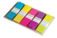 Post-it Index Smal, ft 11,9 x 43,2 mm, blister met 5 kleuren, 20 tabs per kleur - thumbnail