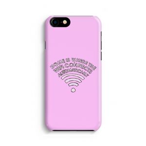 Home Is Where The Wifi Is: iPhone 8 Volledig Geprint Hoesje