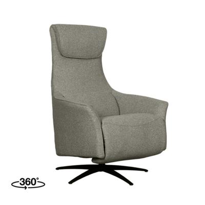 LABEL51 Fauteuil Lund - Truffel grijs - Boucle - One Size LABEL51 Fauteuil Lund - Truffel grijs - Boucle - One Size