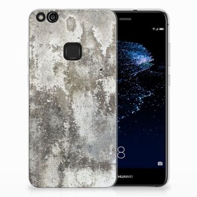 Huawei P10 Lite | TPU | Siliconen hoesje | Beton Print