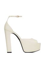 Saint Laurent sandales Jodie 145 mm à plateforme - Blanc - thumbnail