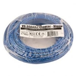 VD draad 20M blauw 2,5mm²