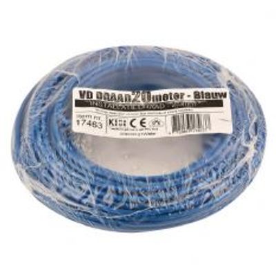 VD draad 20M blauw 2,5mm²