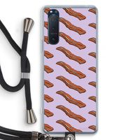 Bacon to my eggs #2: Sony Xperia 5 II Transparant Hoesje met koord