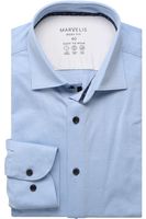 Marvelis Performance Body Fit Jersey shirt blauw, Faux-uni - thumbnail