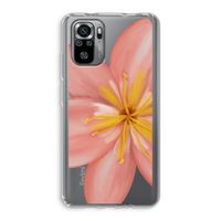 Pink Ellila Flower: Xiaomi Redmi Note 10S Transparant Hoesje