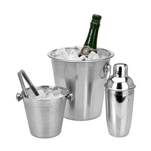 Bar cocktail set 4-delig - RVS - ijsemmer - tang -koelemmer - cocktailshaker