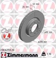 Remschijf Coat Z 230625920