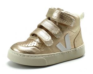 Veja Small V-10 Mid Goud VEJ17