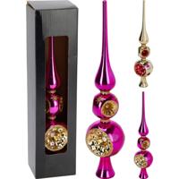 Home & Styling Kerst piek 30cm glas 2 assorti