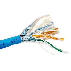 ACT FP7650 CAT5E F/UTP LSZH Patchkabel Soepel Blauw - 500 meter