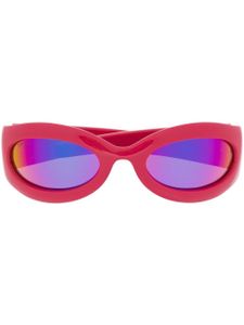 Gucci Eyewear lunettes de soleil teintées à monture carrée - Rose