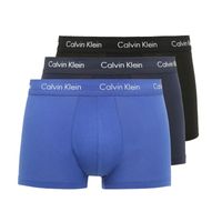 Calvin Klein boxershorts low rise blauw-zwart - thumbnail