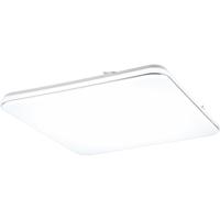 LED Plafondlamp 46W - Natuurlijk Wit 4000K - Dimbaar Vierkant - Mat Wit