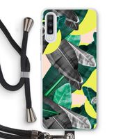 Fantasie jungle: Samsung Galaxy A70 Transparant Hoesje met koord