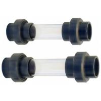 Europond Zichtglas 50mm met PVC 3/3 Koppeling - Duurzaam & Helder Waterkwaliteit Controle