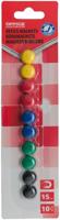 OFFICE products magneten, 15 mm, geassorteerde kleuren, blister van 10 stuks
