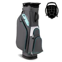 Golfbag Lichtgewicht Golfkar tas met 14 Vakken Waterafstotende Golftas Grijs