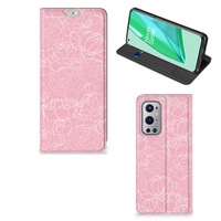 OnePlus 9 Pro Smart Cover White Flowers