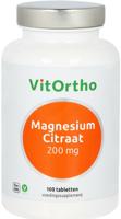 Vitortho Magnesium Citraat Tabletten 200mg