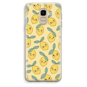Citroenen: Samsung Galaxy J6 (2018) Transparant Hoesje