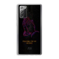 Praying For My Haters: Samsung Galaxy Note 20 / Note 20 5G Transparant Hoesje