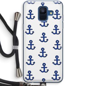 Ankers: Samsung Galaxy A6 (2018) Transparant Hoesje met koord