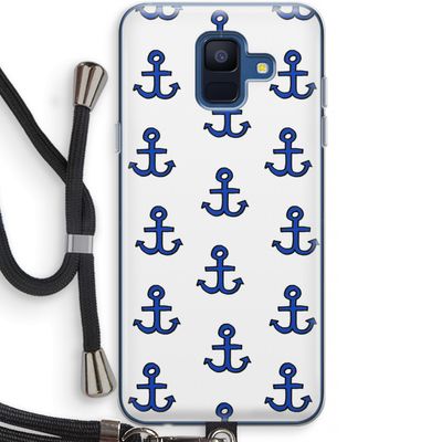 Ankers: Samsung Galaxy A6 (2018) Transparant Hoesje met koord