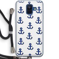 Ankers: Samsung Galaxy A6 (2018) Transparant Hoesje met koord