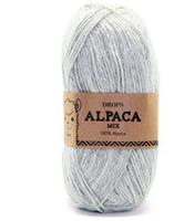 Drops Alpaca Mix 9020 Zeer-Lichtgrijs - thumbnail