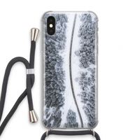 Snøfall: iPhone XS Transparant Hoesje met koord