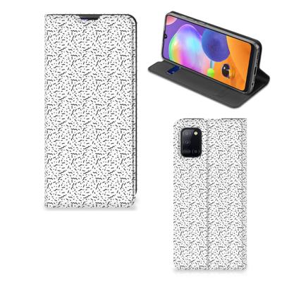 Samsung Galaxy A31 | Hoesje met Magneet | Stripes Dots