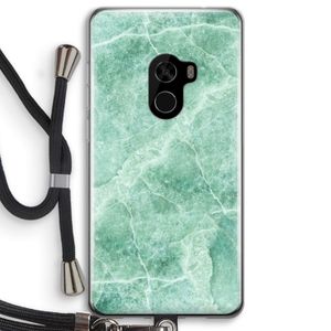 Groen marmer: Xiaomi Mi Mix 2 Transparant Hoesje met koord