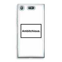 Ambitchious: Sony Xperia XZ1 Compact Transparant Hoesje