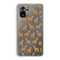 Alpacas: Xiaomi Redmi Note 10S Transparant Hoesje