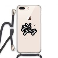 Girl Gang: iPhone 7 PLUS Transparant Hoesje met koord