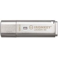 Kingston Technology IronKey Locker+ 50 USB flash drive 128 GB USB Type-A 3.2 Gen 1 (3.1 Gen 1) Zilver - thumbnail