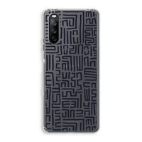 Moroccan Print: Sony Xperia 10 III Transparant Hoesje