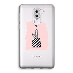 Zwart-wit cactus: Honor 6X Transparant Hoesje