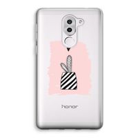 Zwart-wit cactus: Honor 6X Transparant Hoesje