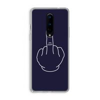 F**k U: OnePlus 8 Transparant Hoesje
