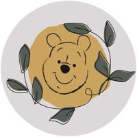 Noordwand Komar Dots Behangcirkel Disney - Winnie the Pooh - Garland - DD1-037
